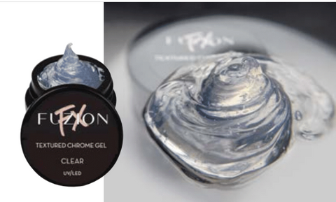 Fuzion FX- Textured Chrome Gel Clear
