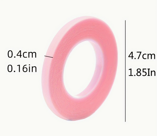Eyelash tape 4mm wide pink 1pc