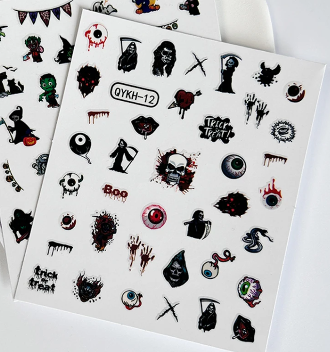 Skull Stickers QYKH-12