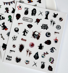 Skull Stickers QYKH-12