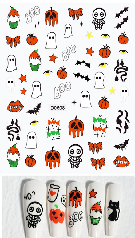 Halloween Stickers D0608