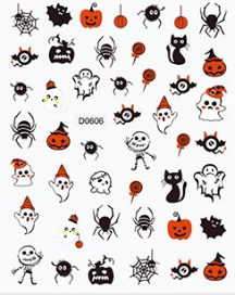 Spider Stickers D0606