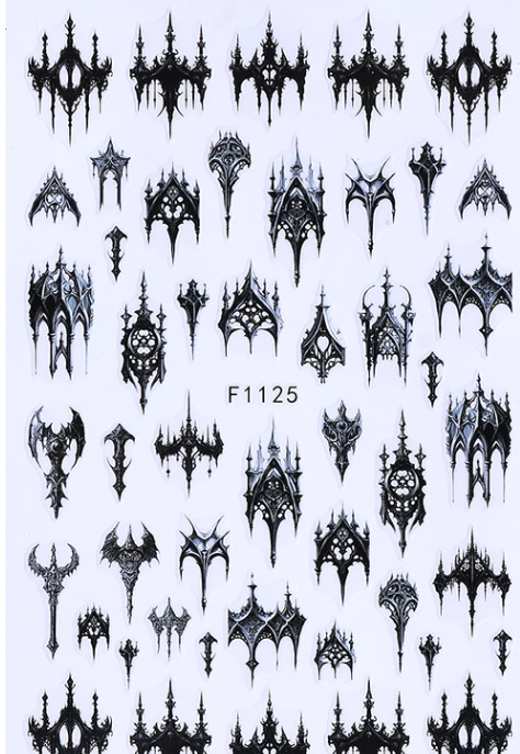 Gothic Stickers F1125