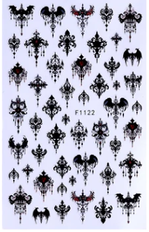 Gothic Stickers F1122