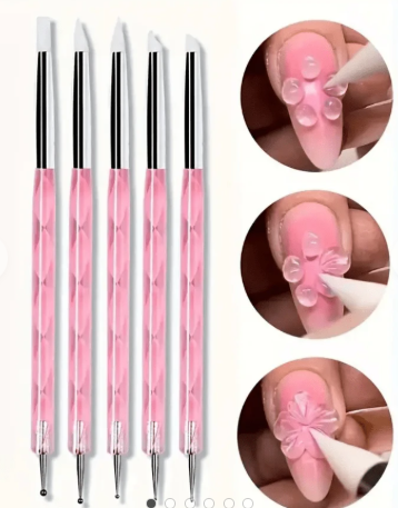 Silicone/Dotting Tool Set 5pc