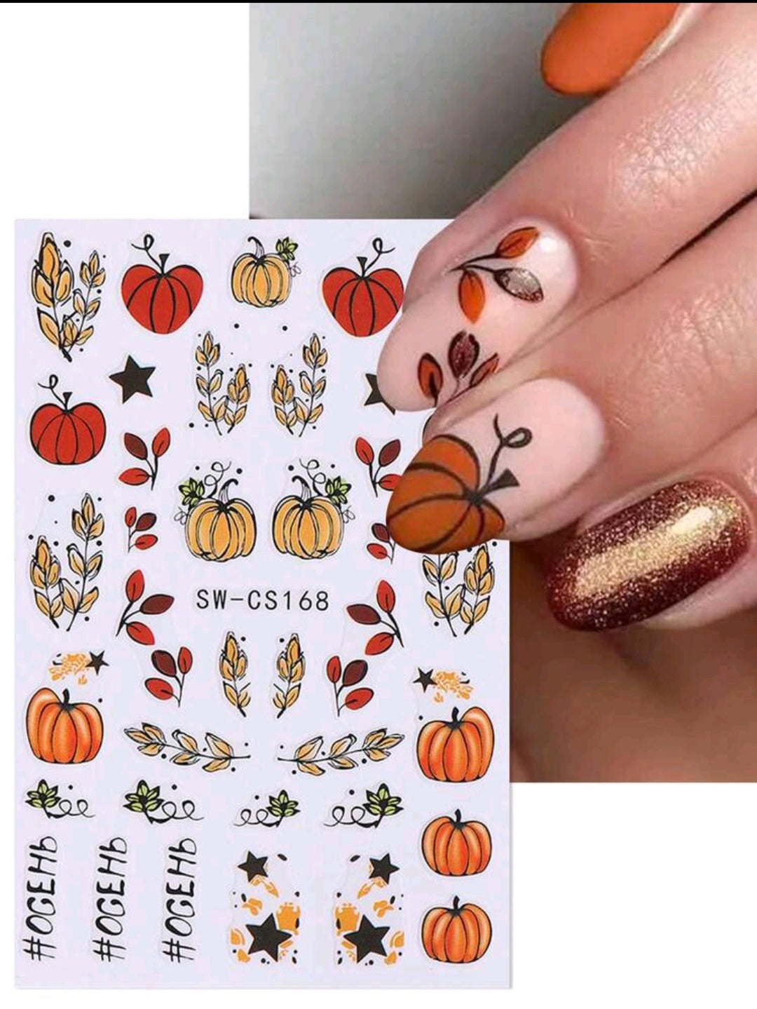 Pumpkin Stickers SW-CS168