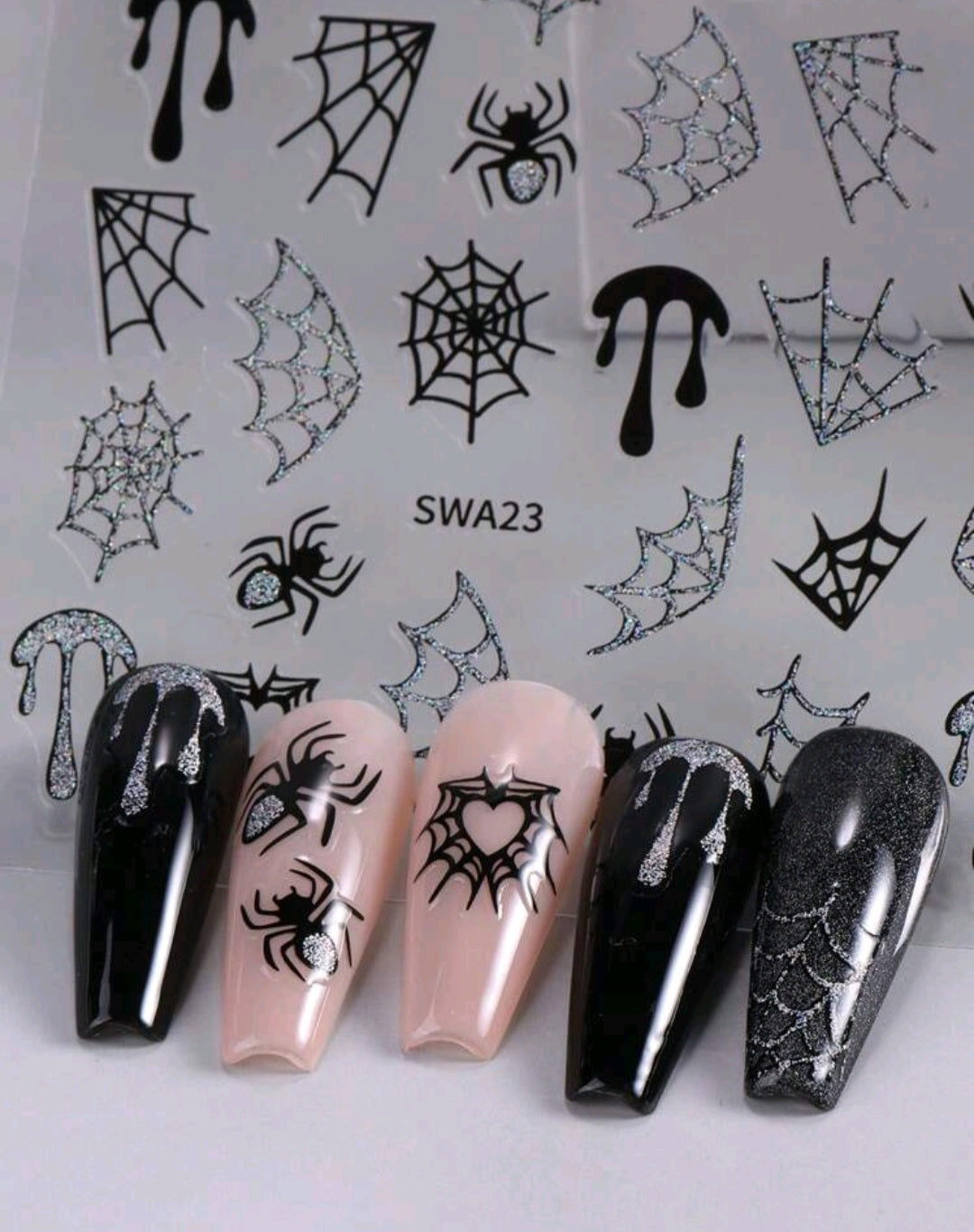 Spider Web Stickers SWA23