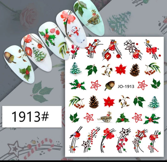 Christmas Holly Berries Stickers JO1913