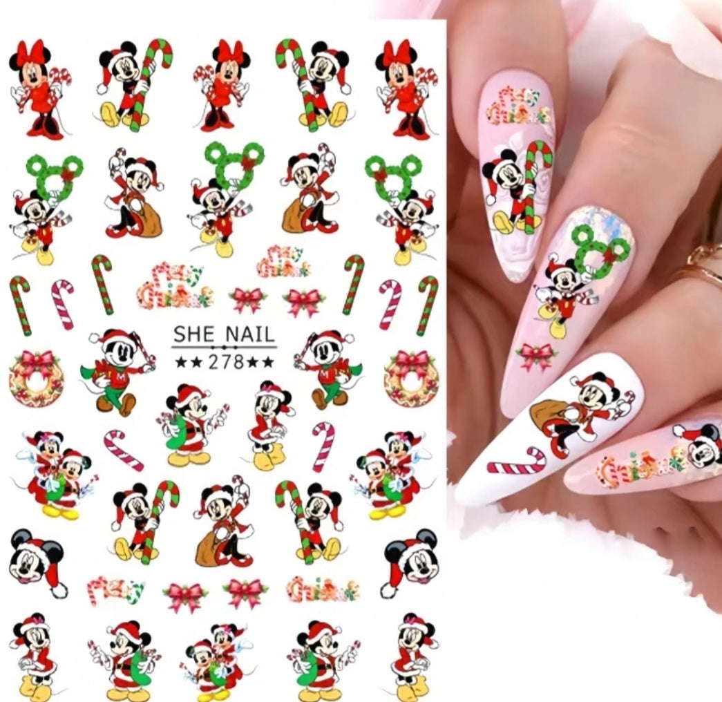 Christmas Disney Stickers SHE278