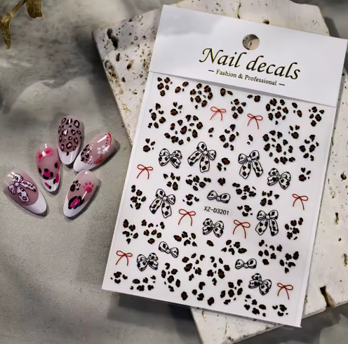 Animal Stickers Leopard Print XZD3201