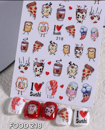 Food Stickers 218