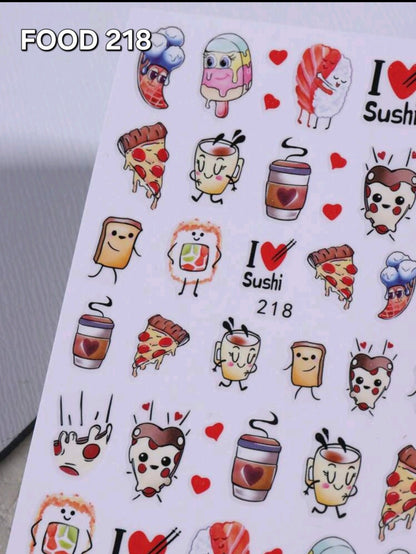 Food Stickers 218