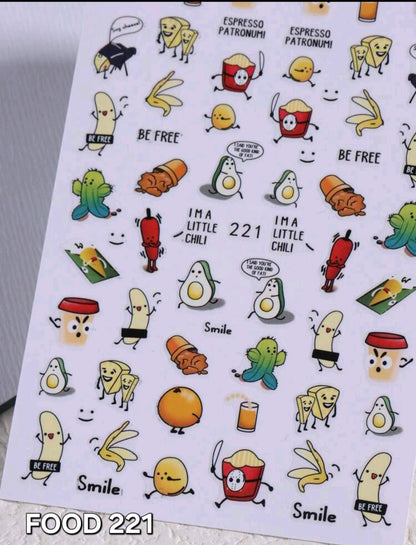 Food Stickers 221