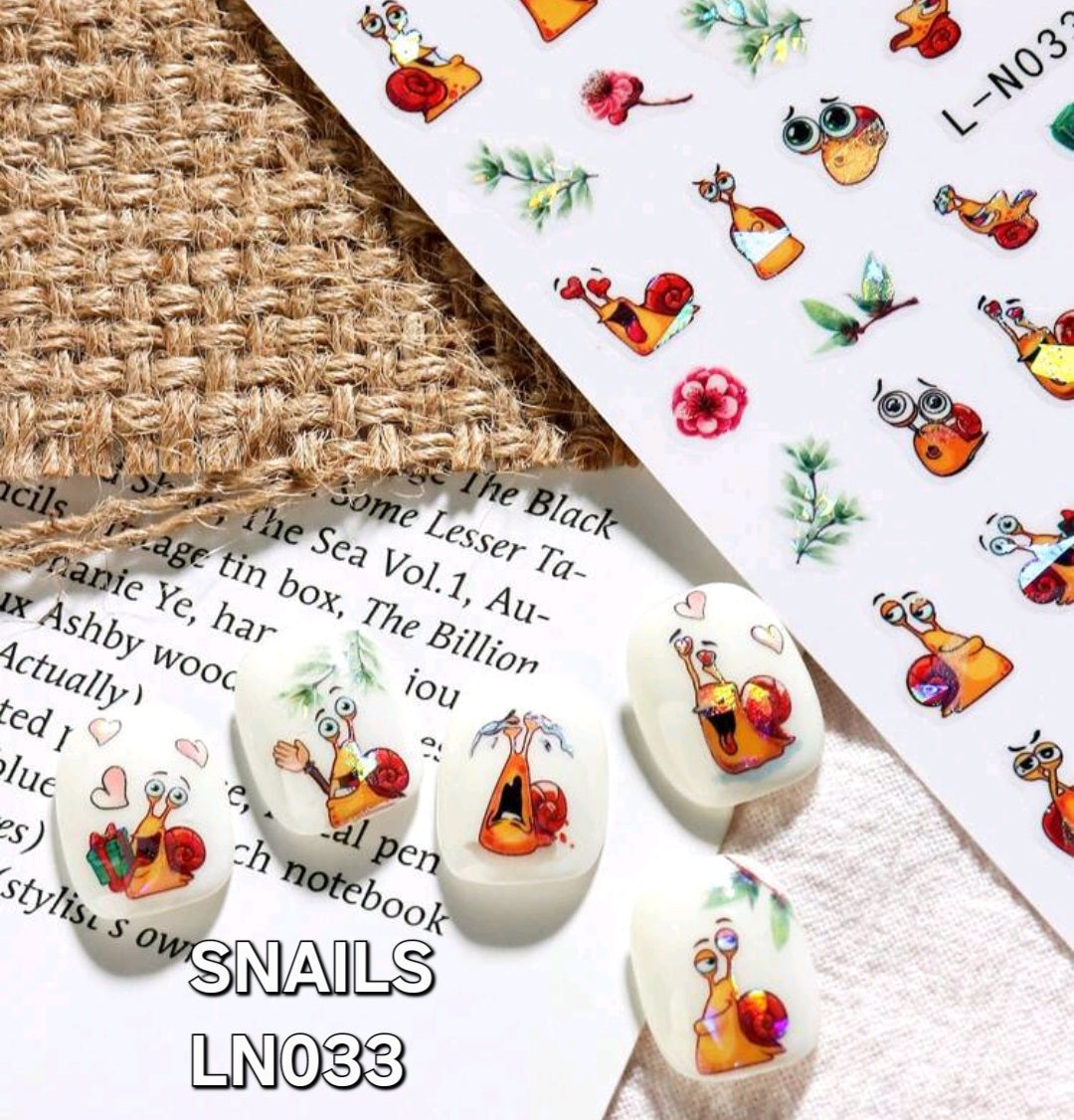 Animal Stickers Slugs LN033