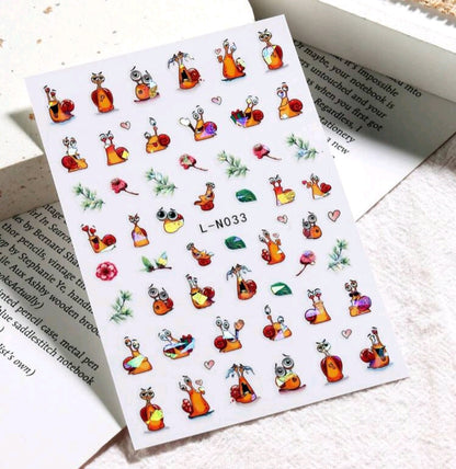 Animal Stickers Slugs LN033