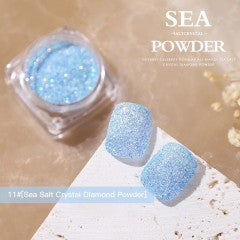 Sea Salt crystal powder light blue