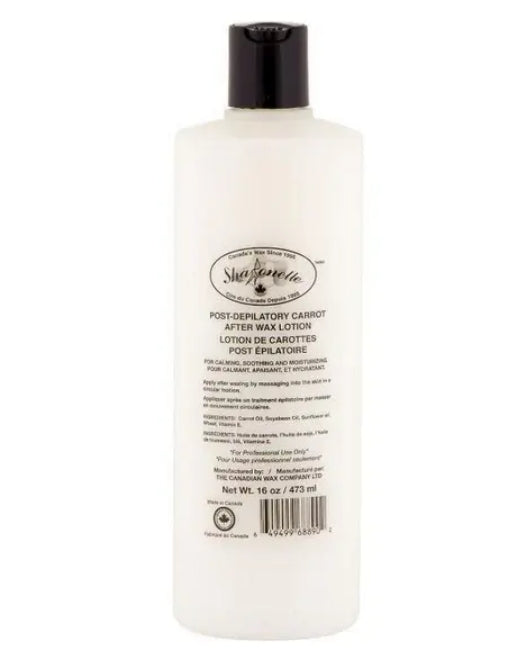 Sharonelle Post-Depilatory Carrot After Wax Lotion 8oz