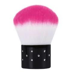 Short dust brush pink & black