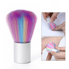 Short dust brush Purple/Green Mix