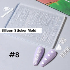 Silicone Sticker Mold (#8)