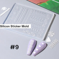 Silicone Sticker Mold (#9)