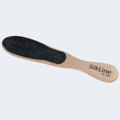 Silkline Two-Sided Foot File With Oak Wood Handle – Atlantic Nail Supply