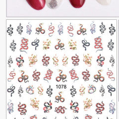 Snake stickers 1078