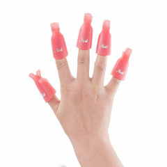 Clips Soak Off - Rose 5pc