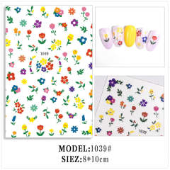 Spring flower stickers 1039