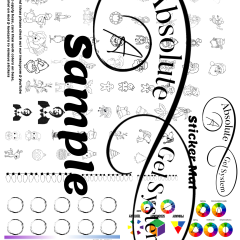 Sticker Mat (Halloween/Christmas) Salon Length