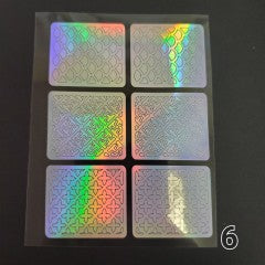 Sticker Stencil #7 (6 stickers, 1 sheet) Mermaid