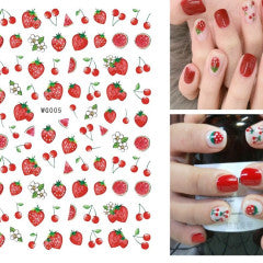 Strawberries stickers WG005