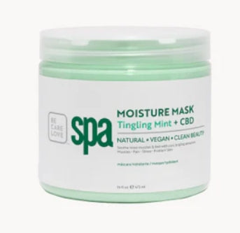 Masque hydratant à la menthe picotante et au CBD 16 oz