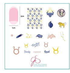 Steel Stamping Plates (6cm x 6cm) CJSZ-03 Taurus