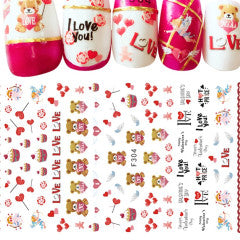 Teddy Bear Stickers F304