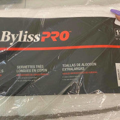 Serviette Pro 'Blanc avec rayures grises' 16