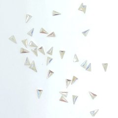 Triangle Studs Silver 3MM