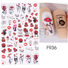 Valentines Stickers F936