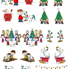 Water Decal Charlie Brown Christmas