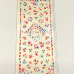 Water Decal Flowers DS-211