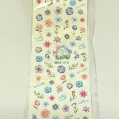 Water Decal flower DS-218