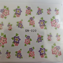 Water Decal Flowers GN-020