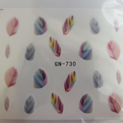 Water Decal feather GN- 730