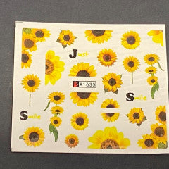 Water Decal Sunflower A1635