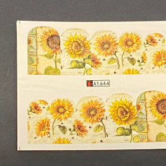 Water Decal Sunflower A1644