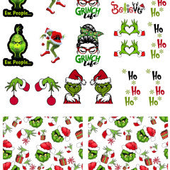 Water Decal The Grinch