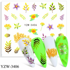 Water Decal leaves YZW- 3406