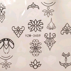 Water Decal abstract YZW- 3459