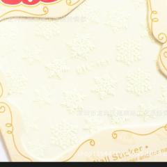 White Snowflake stickers DTL189