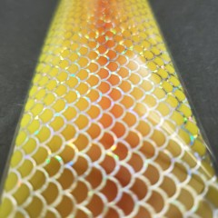 XL Foil Holo Mermaid -jaune/orange/jaune